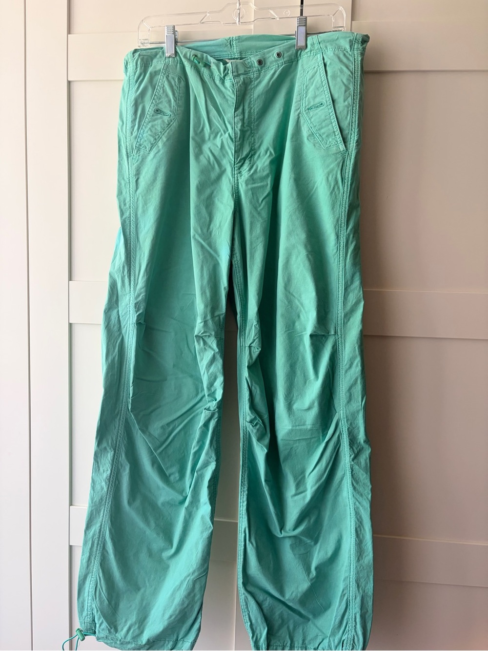American Eagle Outfitters Mint Teal Stretch Cargo Pants